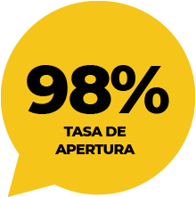 98% Tasa de Apertura
